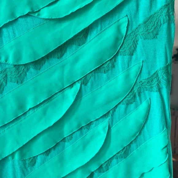 LC Lauren Conrad Teal Layered Tank Top - Picture 3 of 5